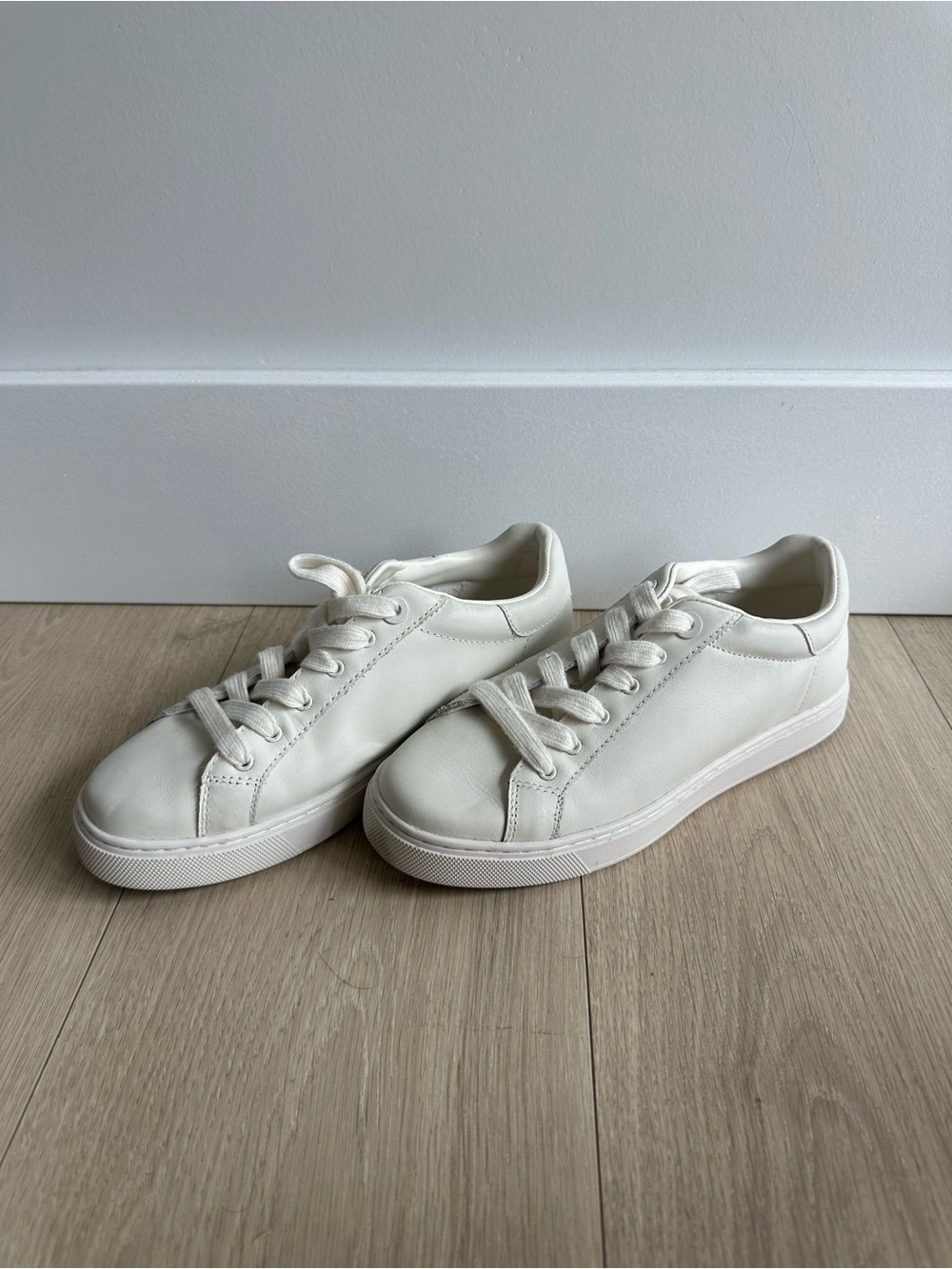 Aldo White Low-Top Sneakers